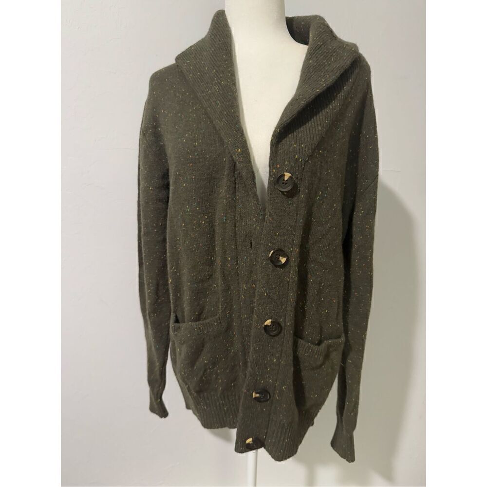 Jachs New York button front cardigan Lambswool blend M
